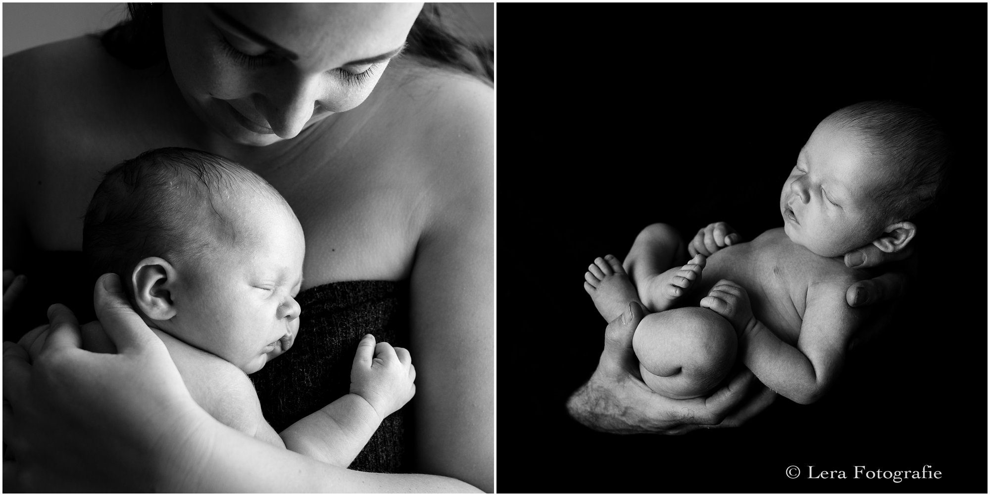 Newbornfotoshoot, pasgeboren jongen uit Hillegom