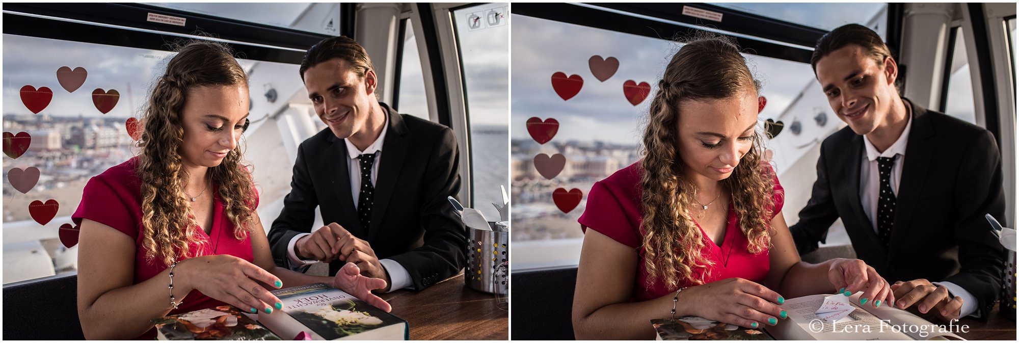 huwelijksaanzoek op het strand van scheveningen