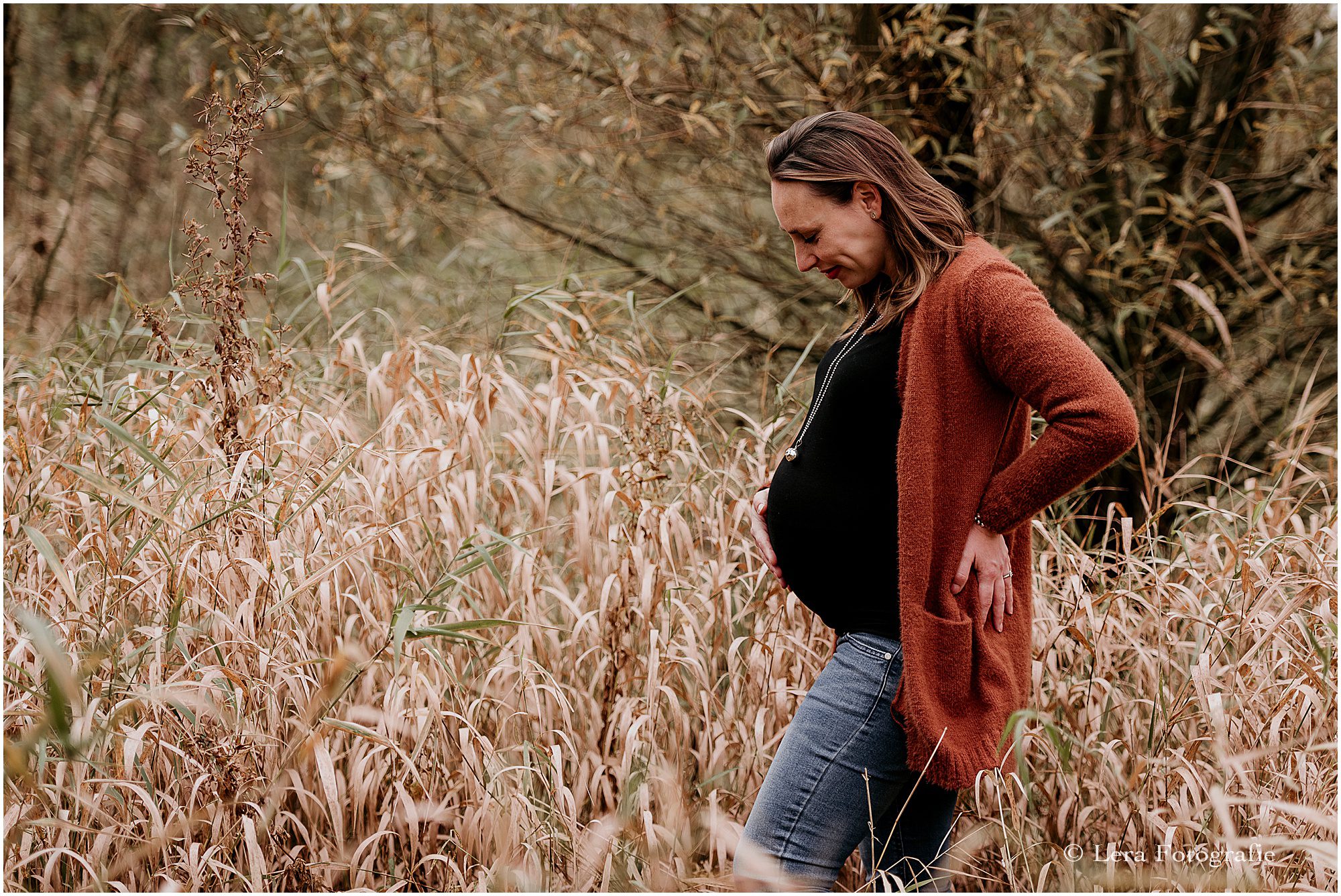 zwangerschapsfotografie op locatie in Hoofddorp