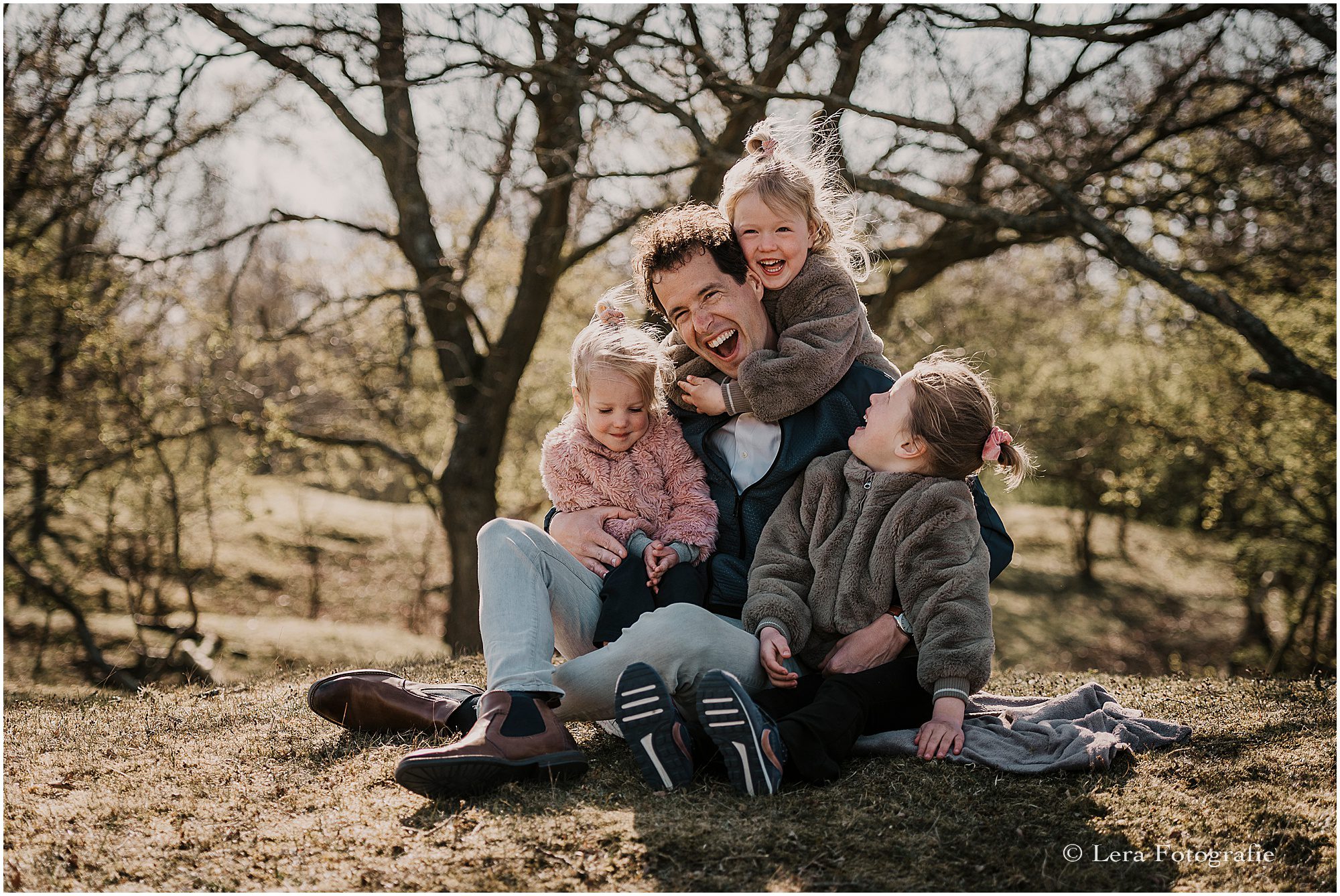 papa en dochters fotoshoot
