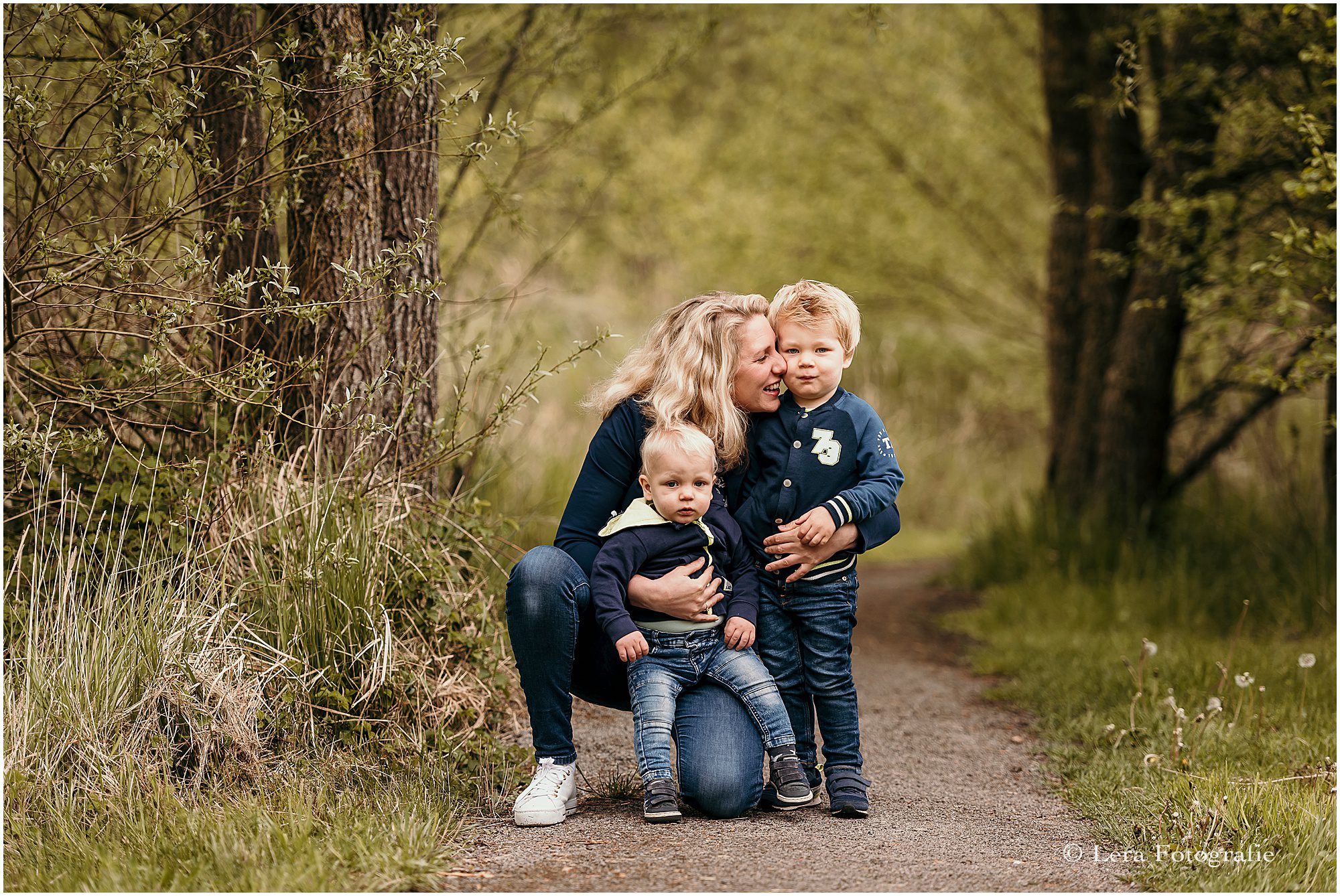 gezinsfotoshoot buiten