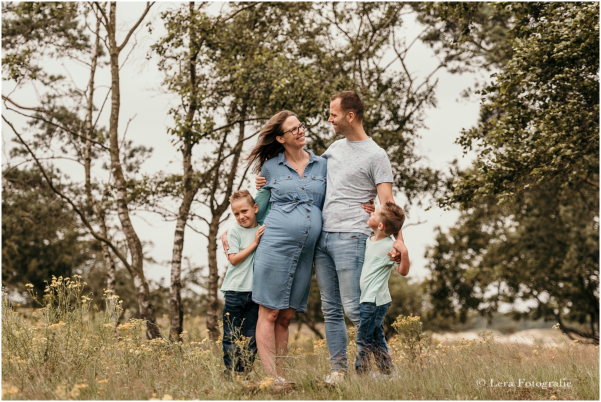 zwangerschapsfotoshoot in de duinen