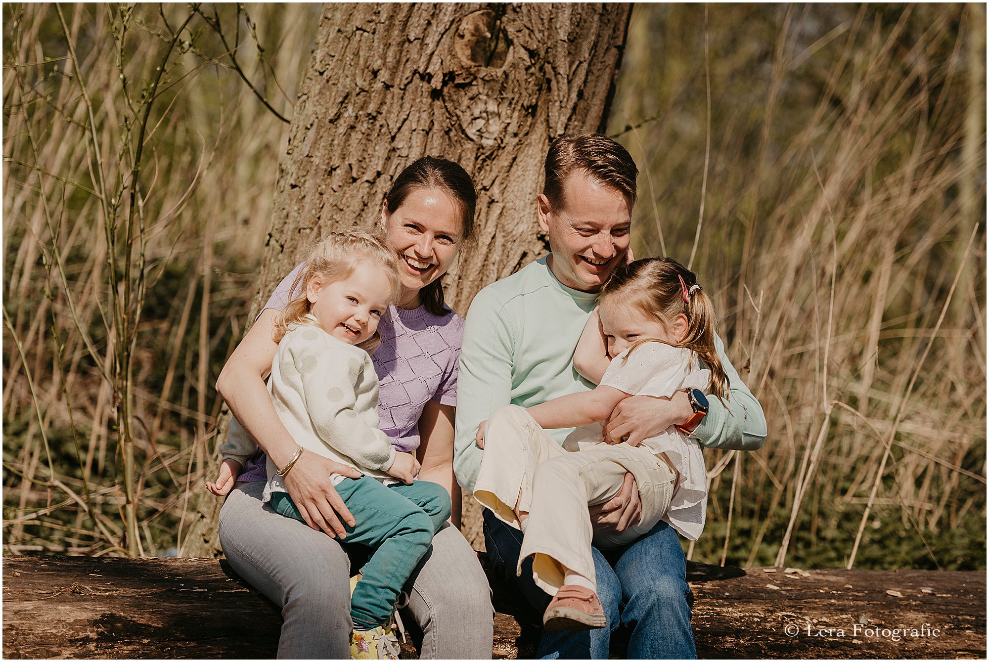 gezinsfotoshoot bij Kralingsebos